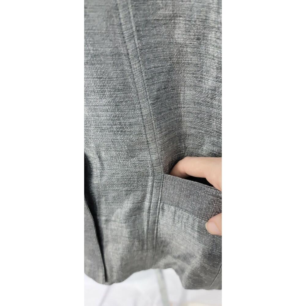 Ruby Rd. silver Jacket With Pockets Size 18 - Picture 5 of 8